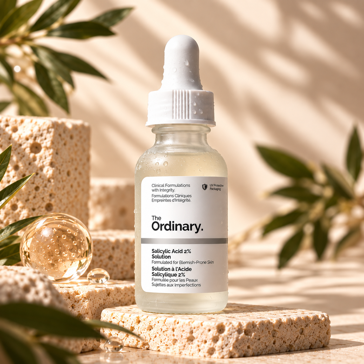 The Ordinary Solution à l'Acide Salicylique 2%, Sérum ciblé pour les peaux sujettes aux imperfections, 30 ml