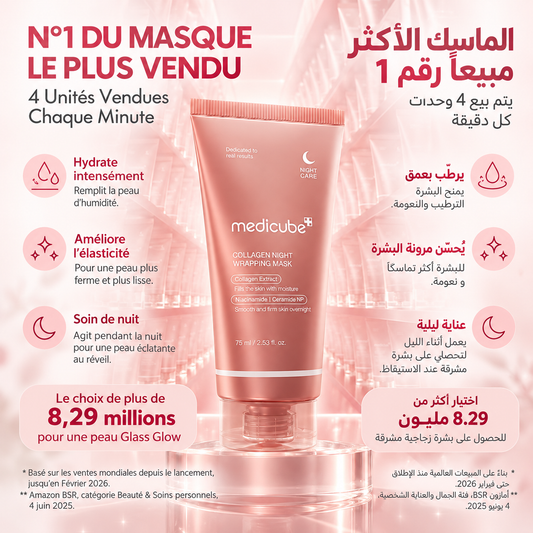 Medicube Masque Wrapping Collagène Peel Off Nuit 75 ml