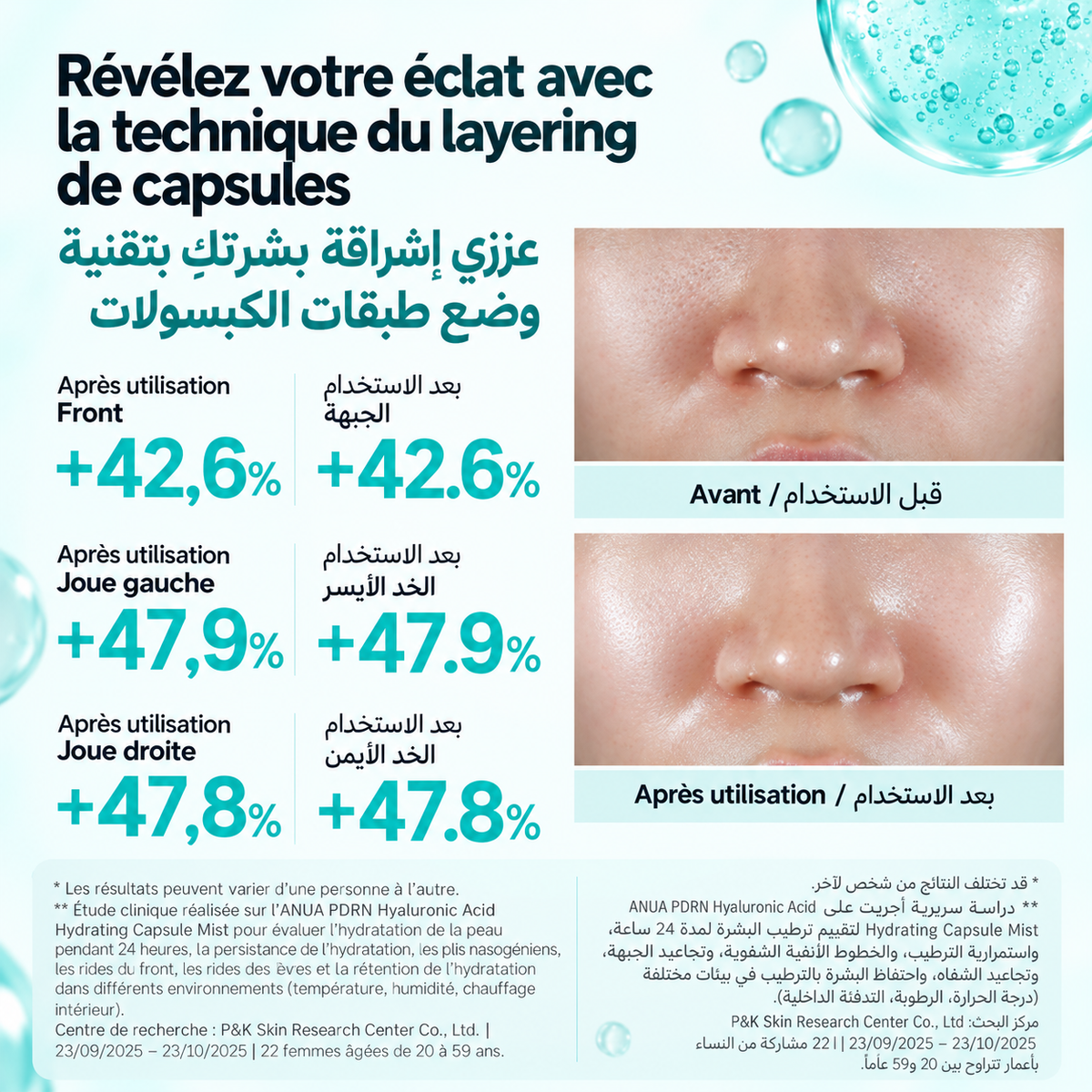 Anua PDRN Collagen Glow Facial Serum Spray, Brume Sérum Repulpante au Collagène et PDRN de Saumon, Éclat Instantané, 30ml