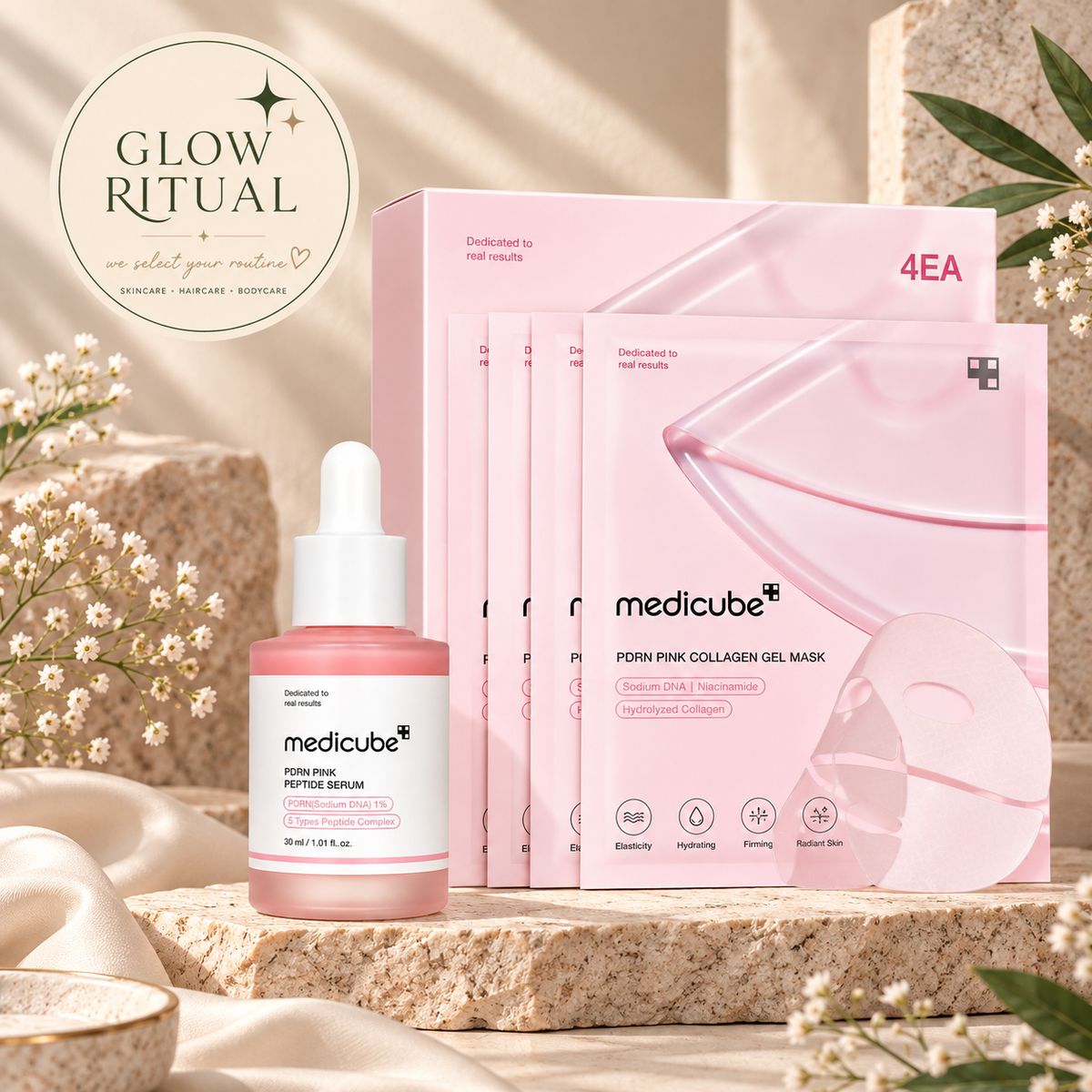 Pack PDRN Glow & Collagène – Sérum + Masque PDRN