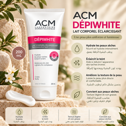 ACM Dépiwhite – Lait corporel éclaircissant 200 ml