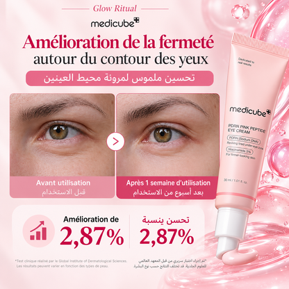 Medicube Sérum Contour des Yeux PDRN ADN de Saumon & Pink Peptides