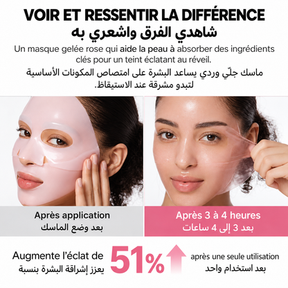 Medicube Masque Gel PDRN Pink Collagène ADN de Saumon x4