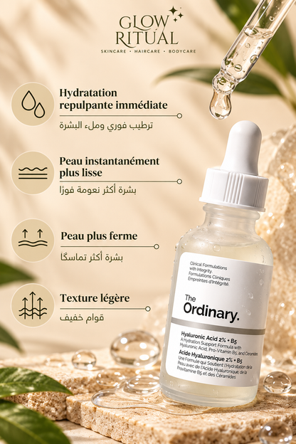 The Ordinary – Acide Hyaluronique 2% + B5, 30 ml